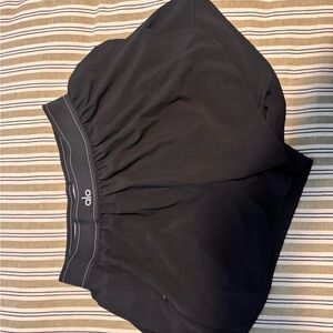 ALO Yoga Women's Match Point Black Shorts